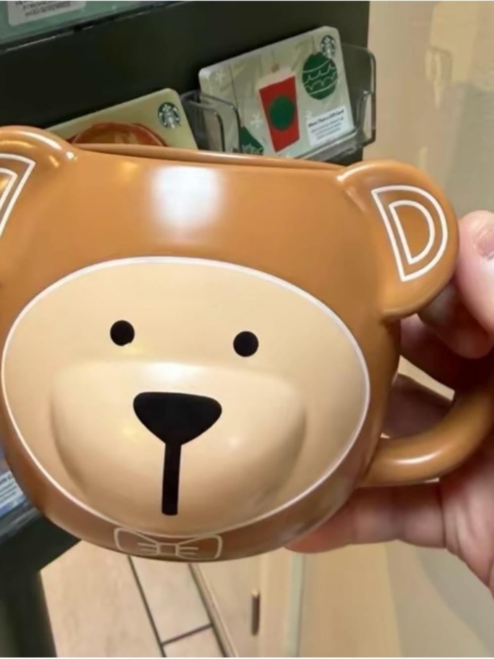 Starbucks Bearista Ceramic Mug Bear Hot Cold Cup New Holiday 2025